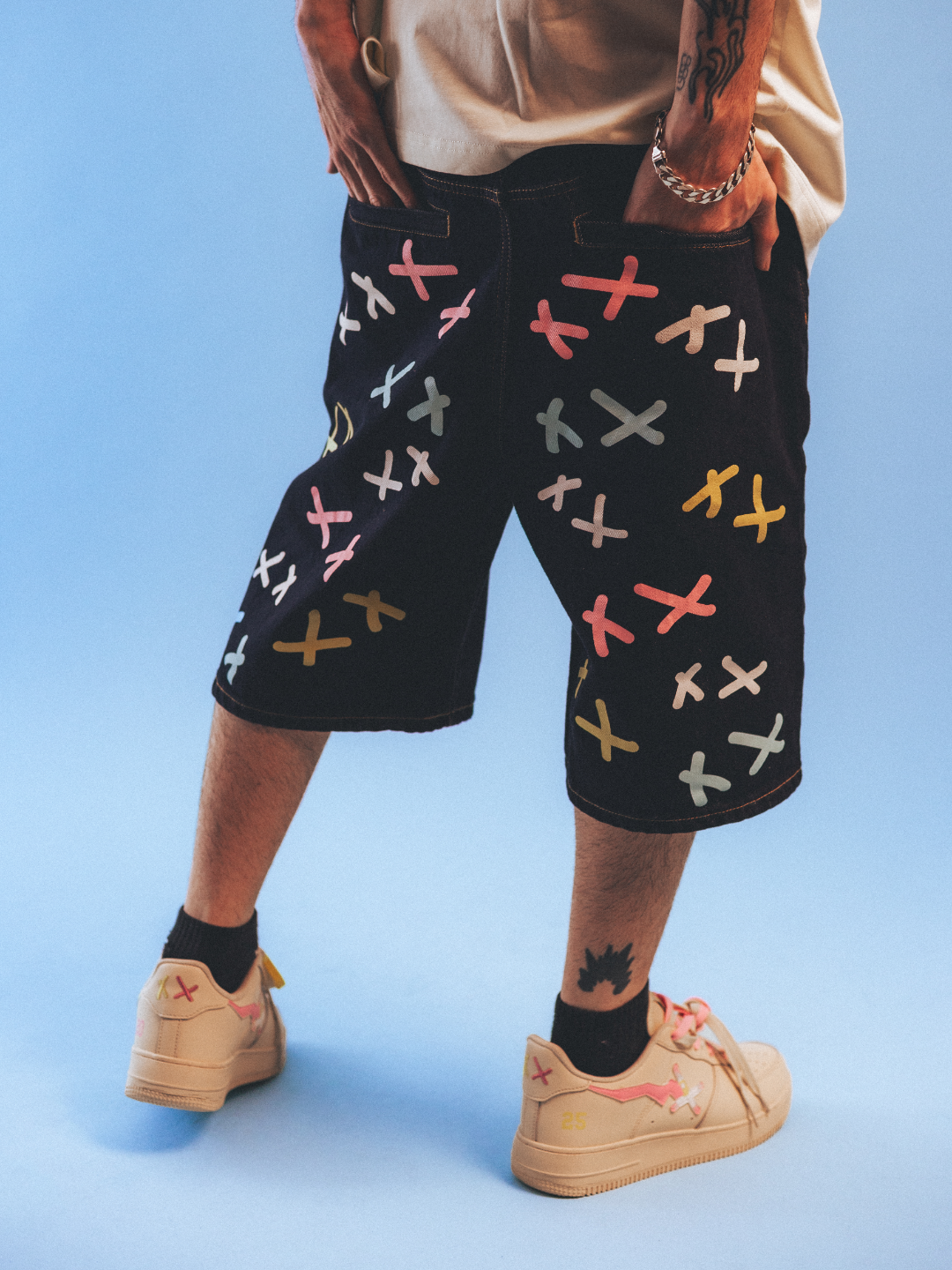 XX Colors Denim Shorts - Palla World
