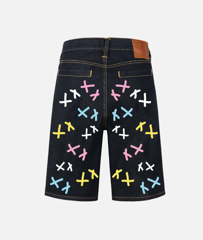 XX Colors Denim Shorts - Palla World