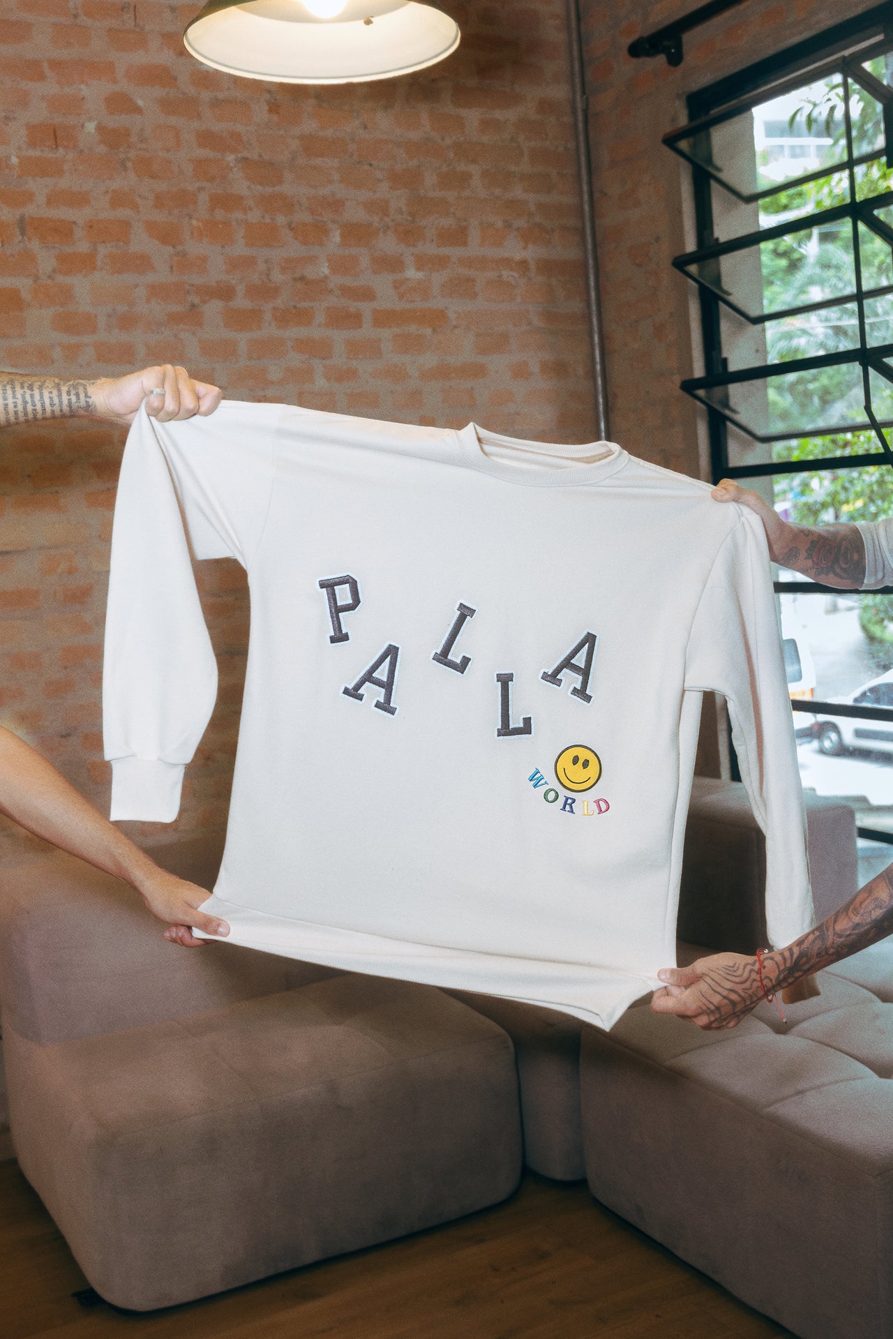 Crewneck Highschool Cream